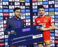Parvesh Bhainswal's defensive prowess was on full display against U Mumba